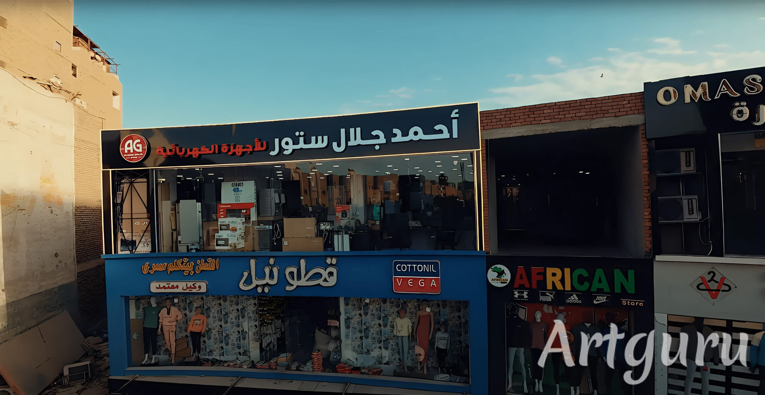 تم تسليم أعمال التشطيب لمحل أحمد جلال استور للأجهزة الكهربائية