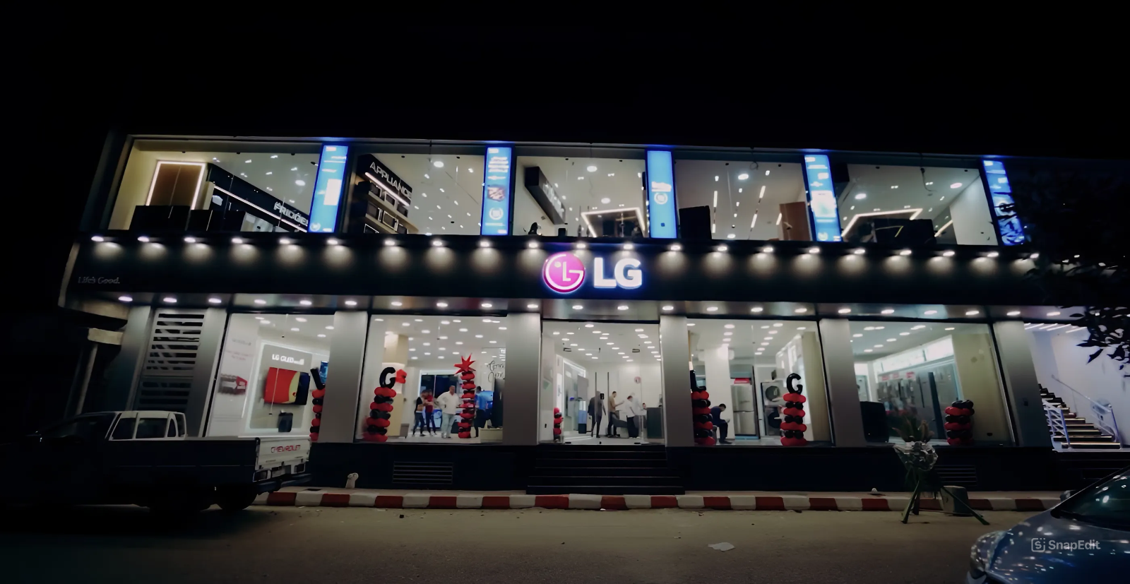 Finishing Works at LG Branch in Qena | High-Quality Craftsmanship